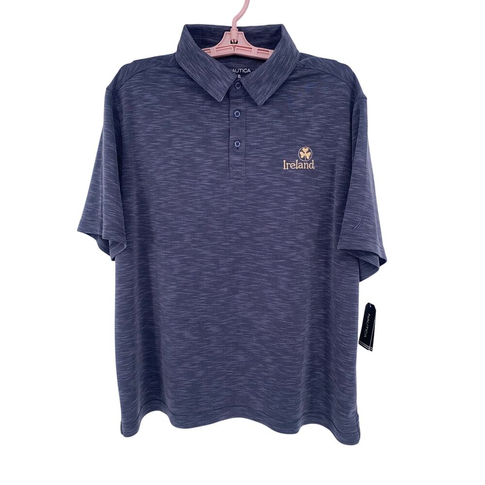 NWT Mens Nautica “Ireland” Golf Polo